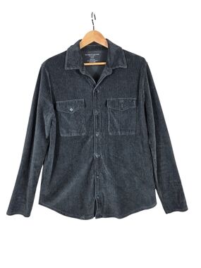 Majestic Filatures Corduroy Button-Down Shirt Jacket - hand-dyed
